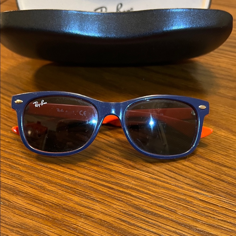 Ray-Ban Authentic Kids Blue and Orange Sunglasses